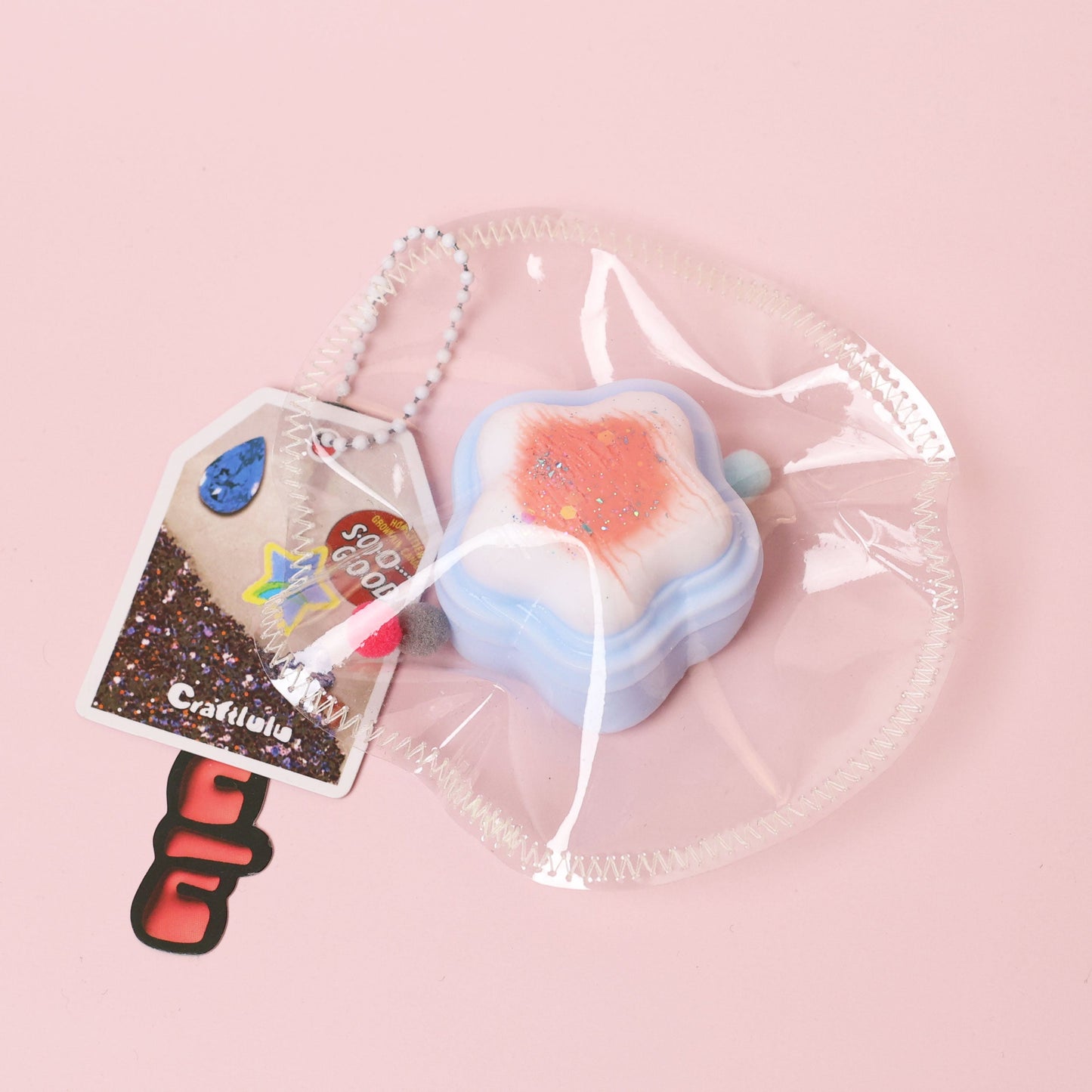 Blue Bling Star Squishy Toy