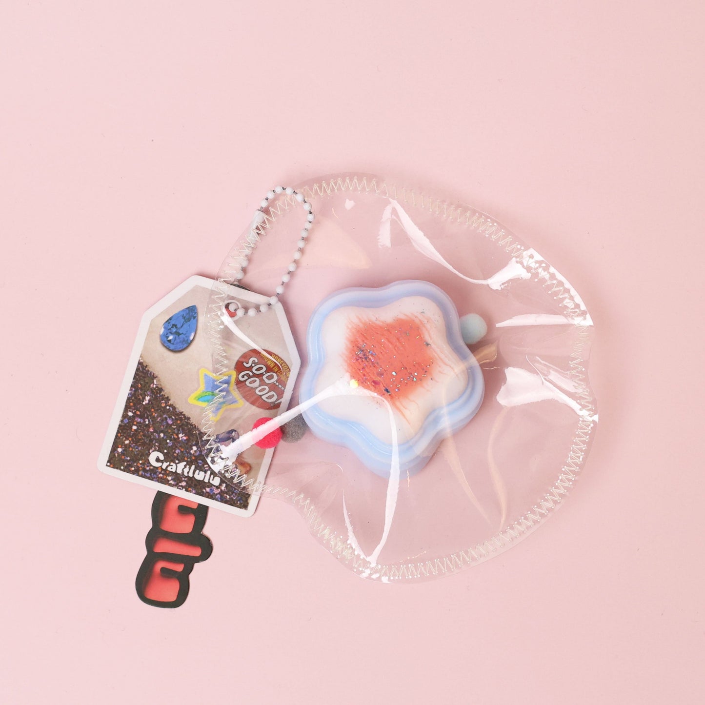 Blue Bling Star Squishy Toy