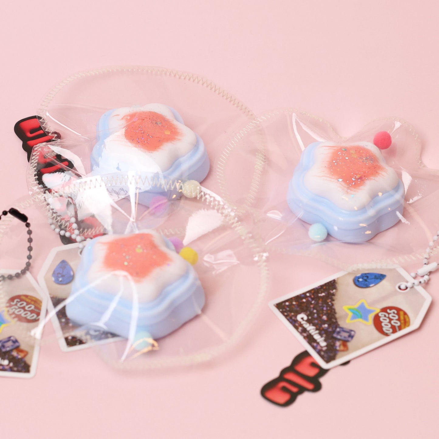 Blue Bling Star Squishy Toy