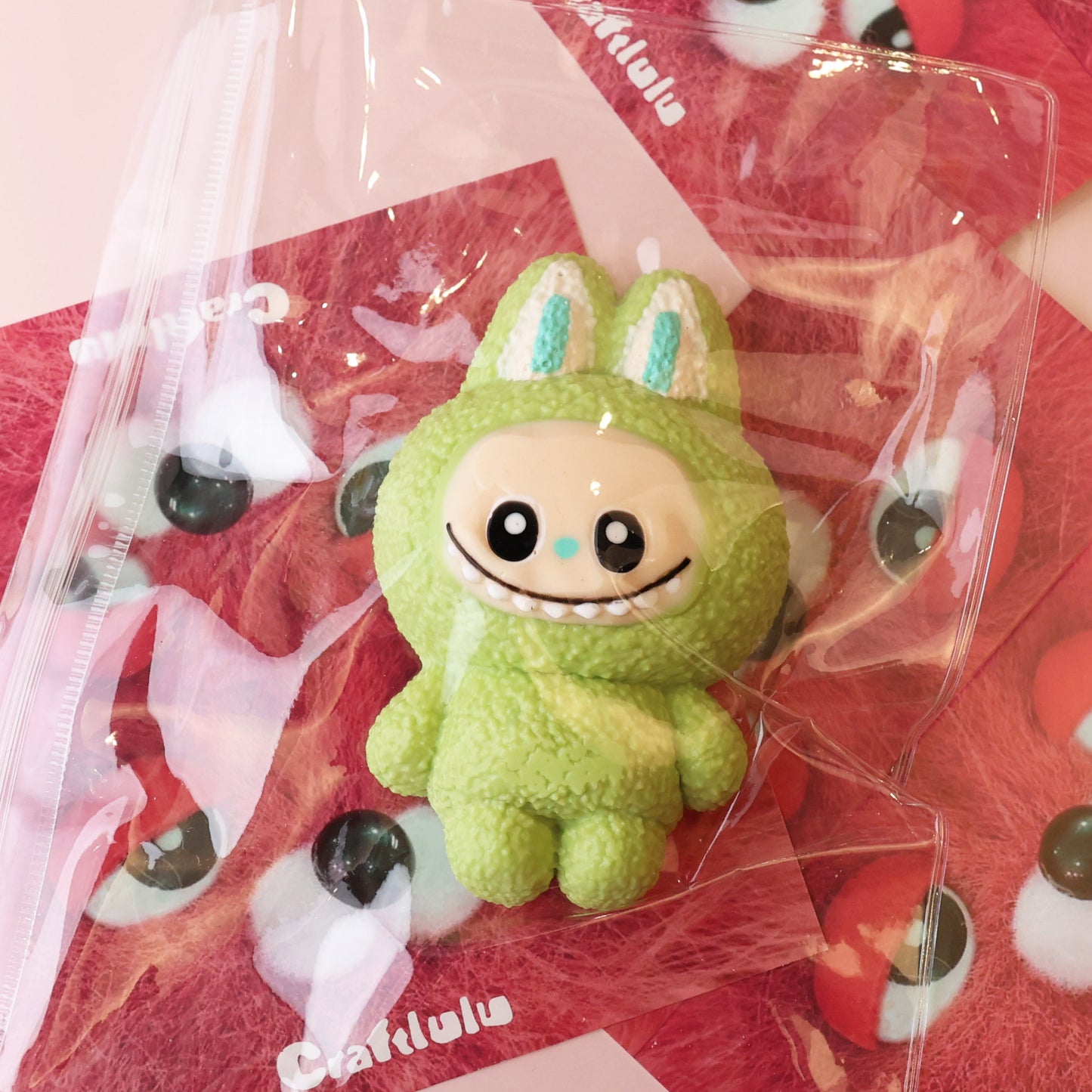 Labubu Macaron Collection| Handmade Squishy| Soft Silicone Stress Relief Fidget Toy| Adorable Bag Charm| Cute Desk Decor| Birthday gift