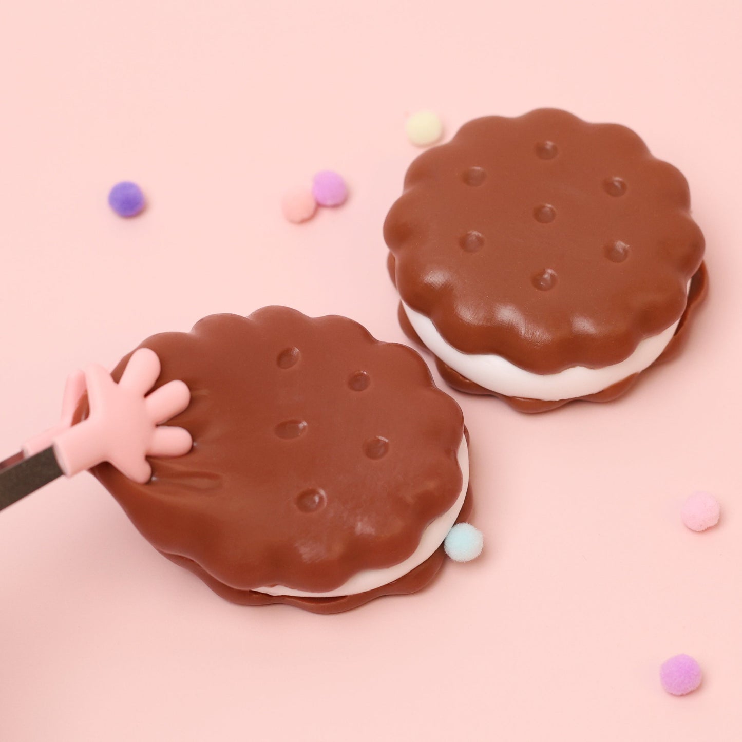 Emoji Cookie Squishy Toy