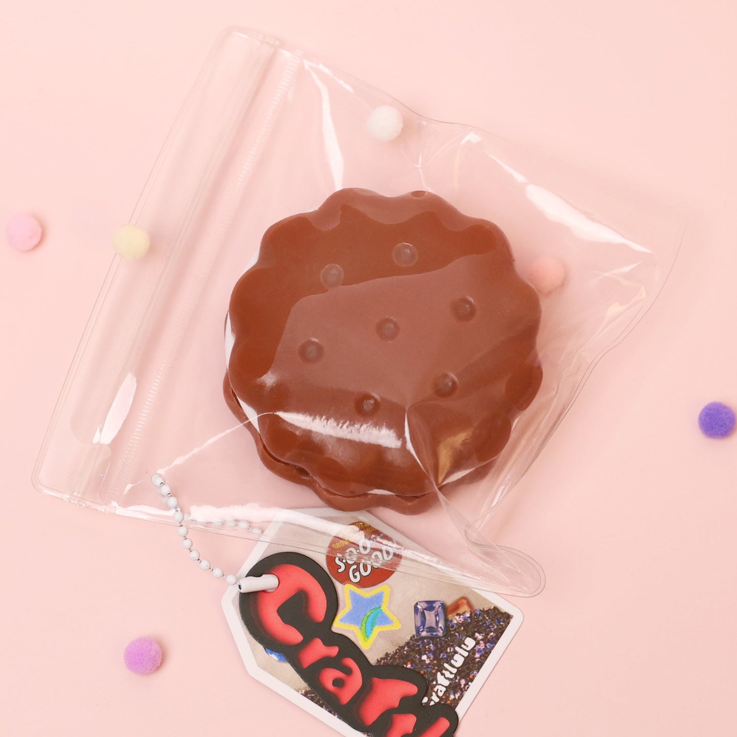 Emoji Cookie Squishy Toy