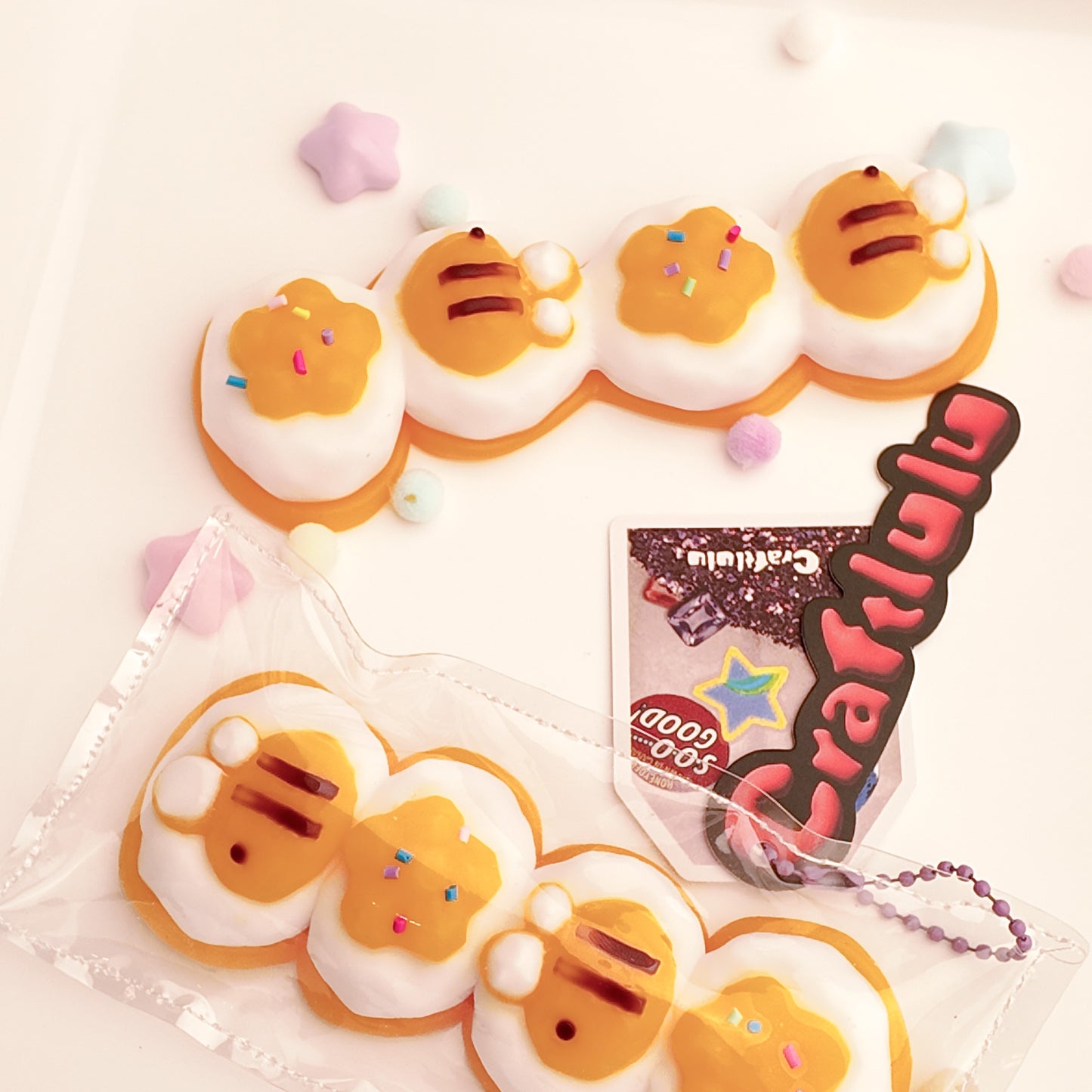 Orange Gummy Candy-inspired Squishy