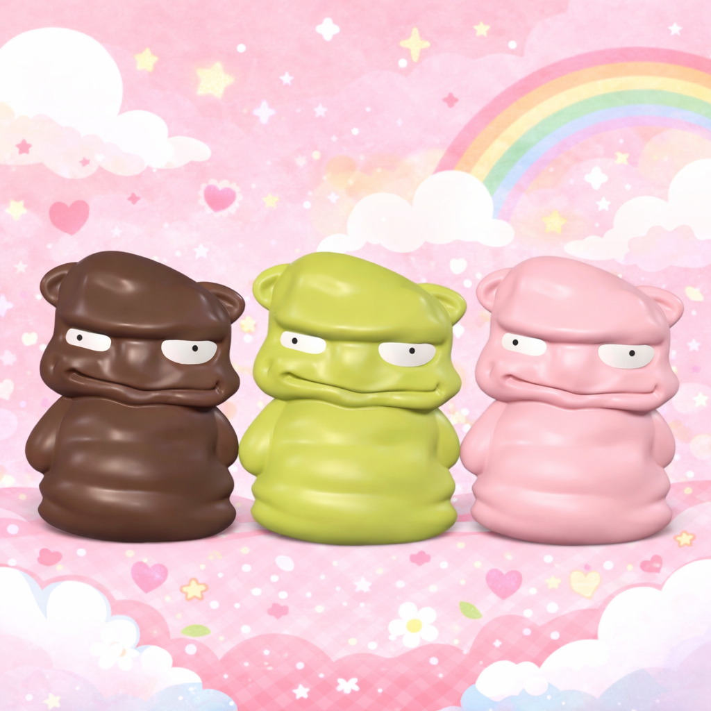 Ugly Blob Monster – Handmade Jumbo Slow-Rise Squishy