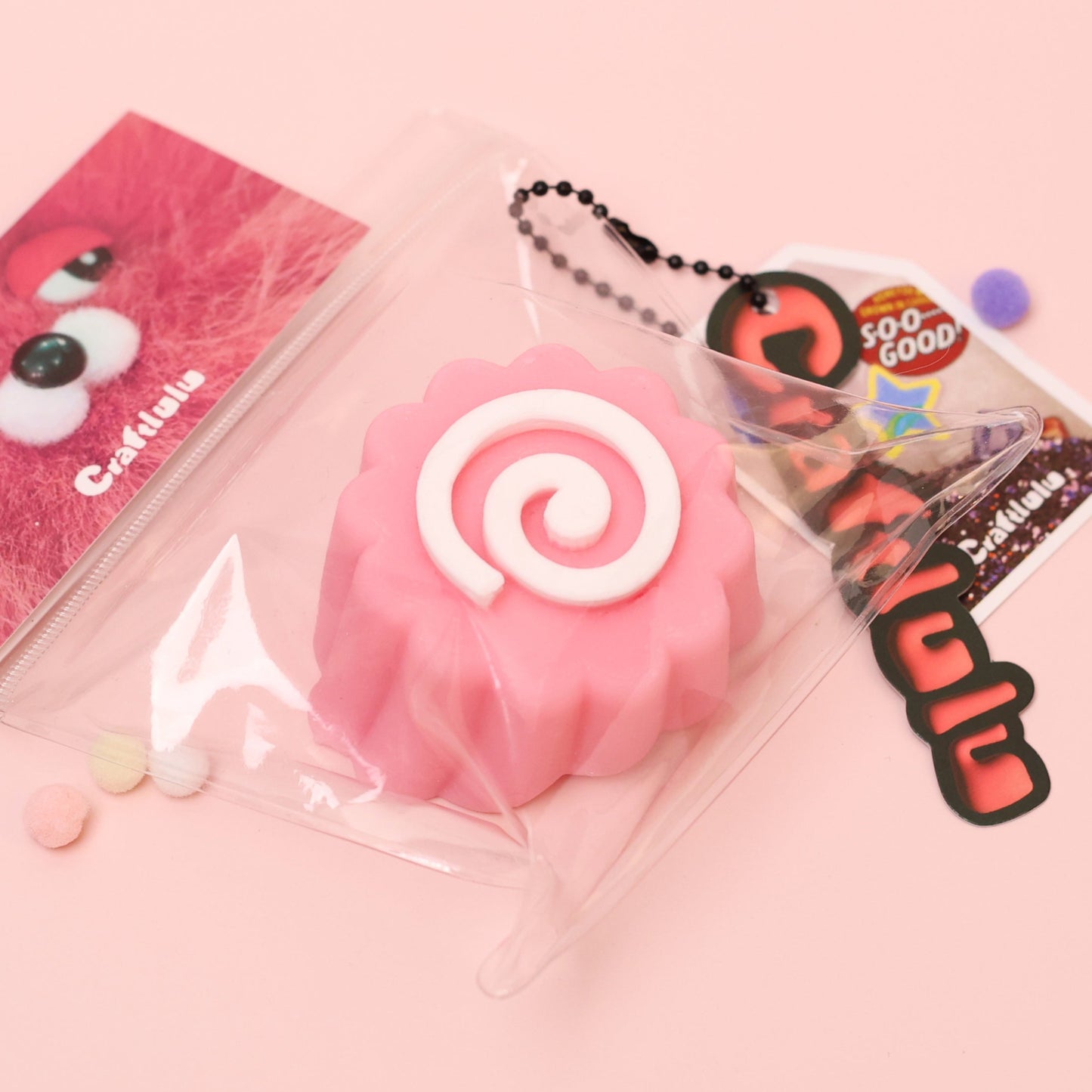 Fish Cake Squishy Toy