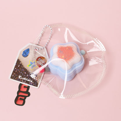 Blue Bling Star Squishy Toy