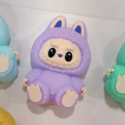 Labubu V2 Devil Demon Squishy — Handmade Bag-Protected Stress Relief Toy | Pastel Collectible | Craftlulu