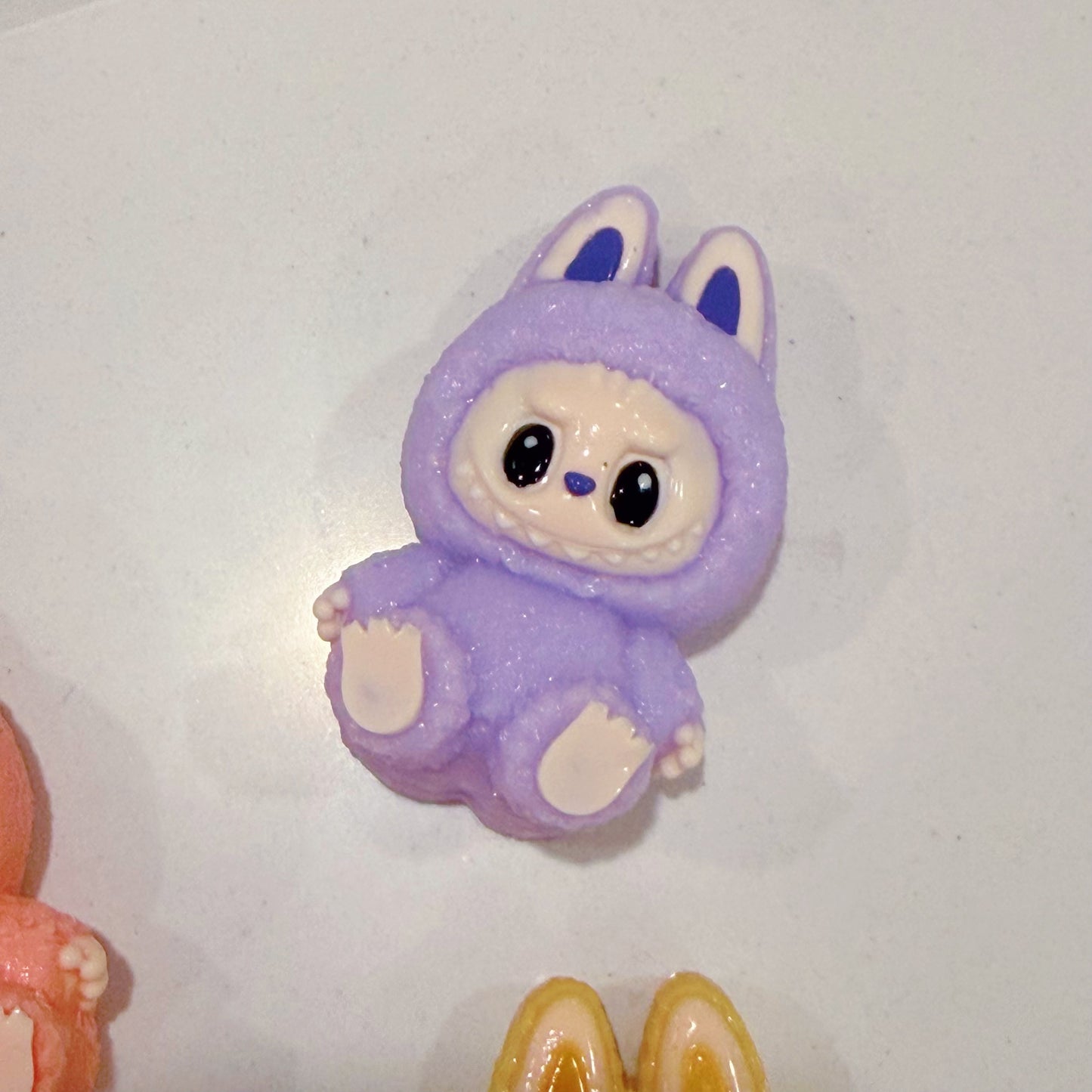 Labubu V2 Devil Demon Squishy — Handmade Bag-Protected Stress Relief Toy | Pastel Collectible | Craftlulu