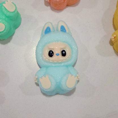 Labubu V2 Devil Demon Squishy — Handmade Bag-Protected Stress Relief Toy | Pastel Collectible | Craftlulu