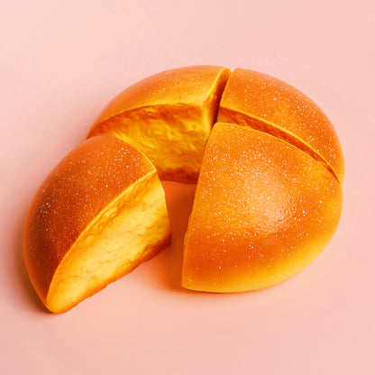 Cheese Bread Loaf – Handmade Slow-Rise Squishy