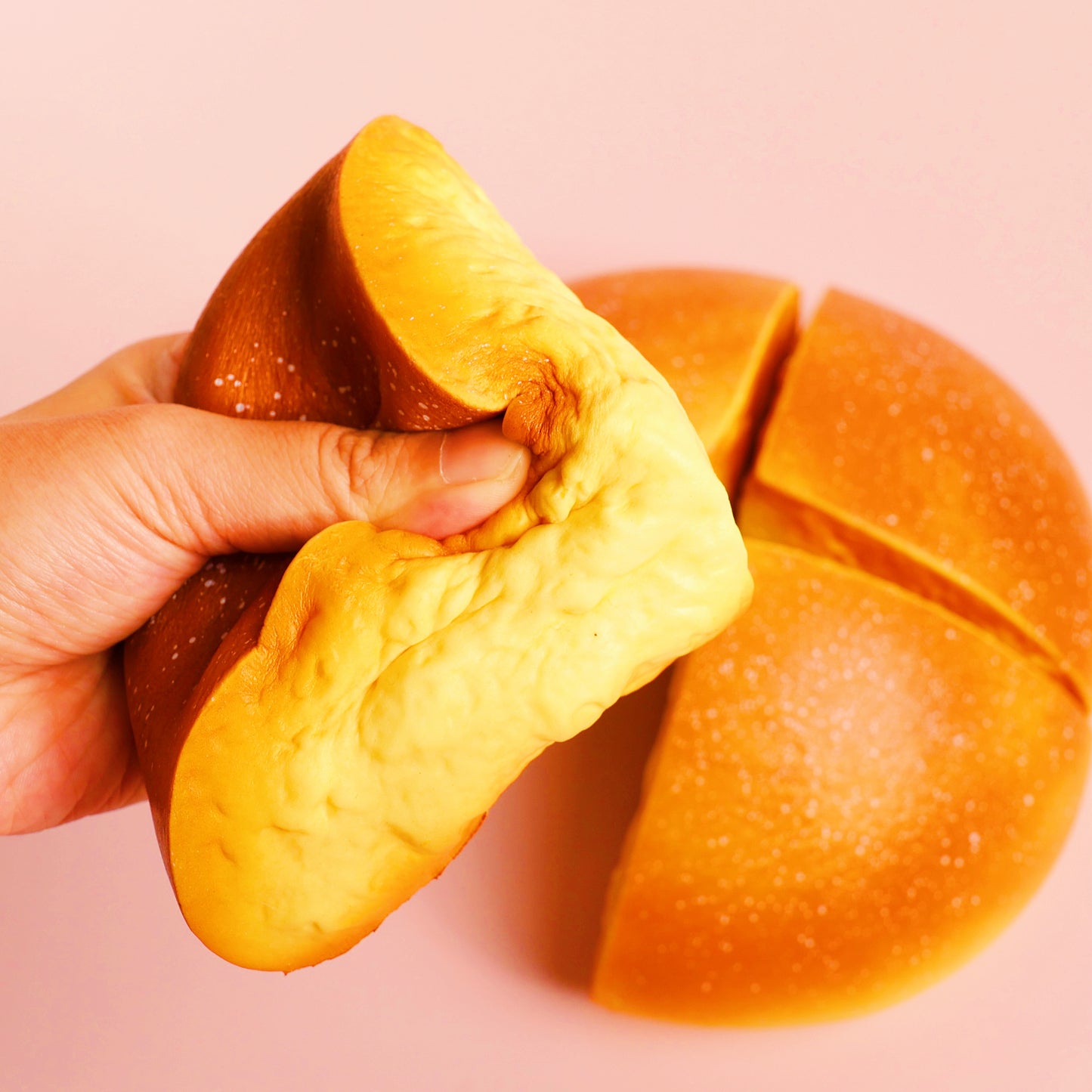 Cheese Bread Loaf – Handmade Slow-Rise Squishy