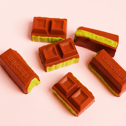 Handmade Matcha Chocolate Square Slow Rise Squishy