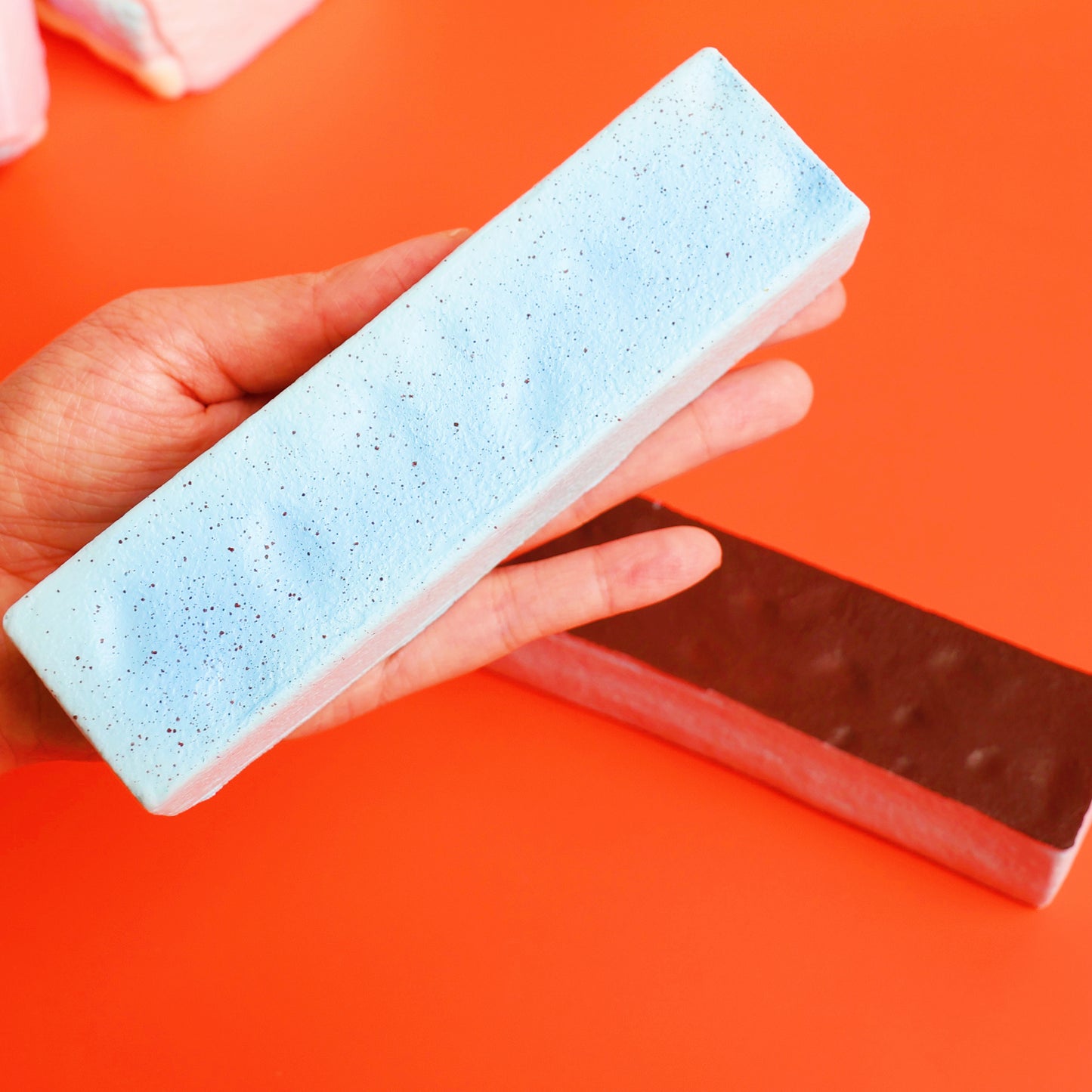 Handmade Sea Salt Cheese Bar Slow Rise Squishy | Soft Slow Rebound Fidget | Cute Desk Decor