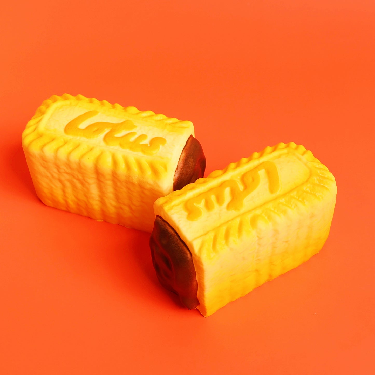 Chocolate Cream Biscuit – Handmade Large Slow-Rise Squishy