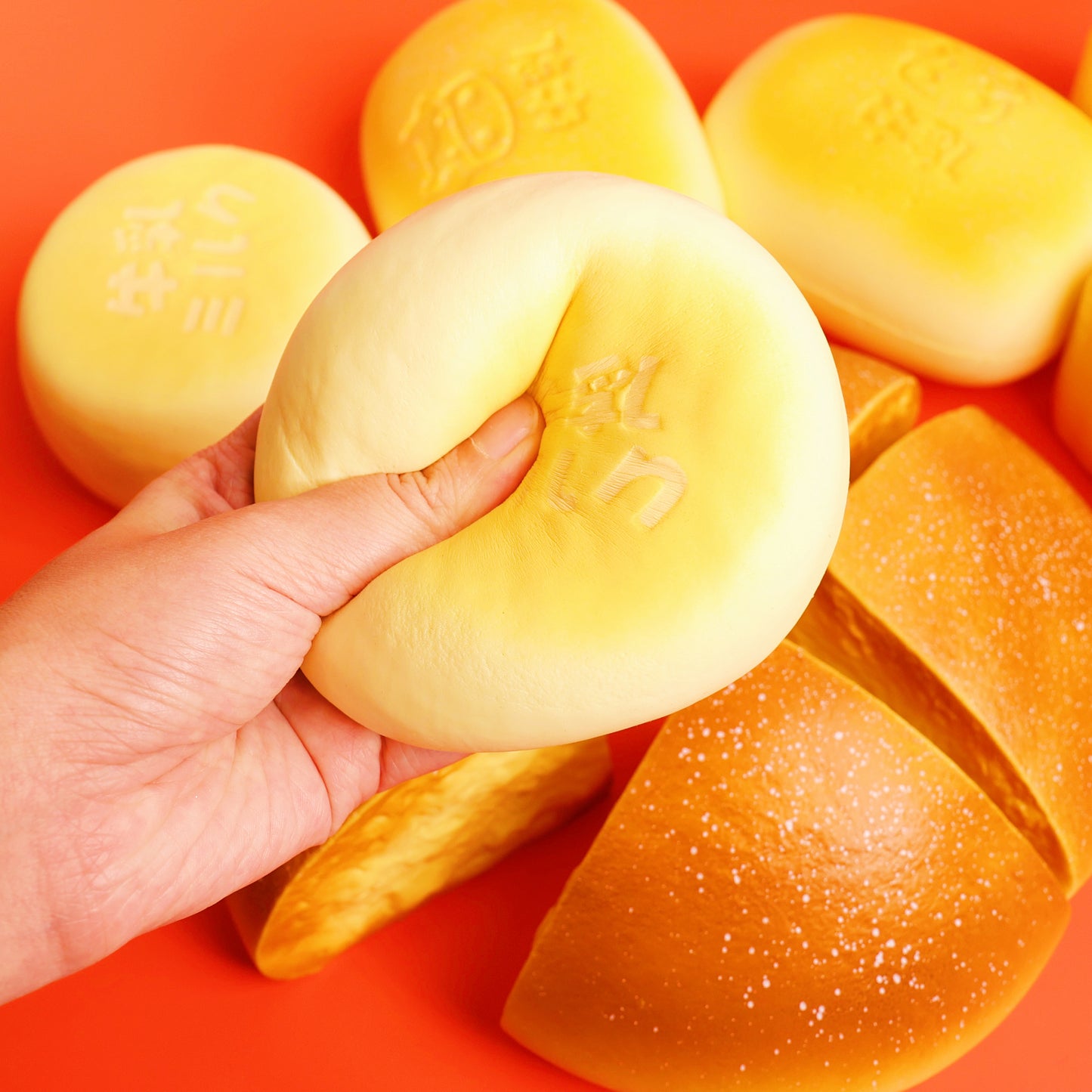 Milk Bread Bun – Handmade Jumbo Slow-Rise Squishy