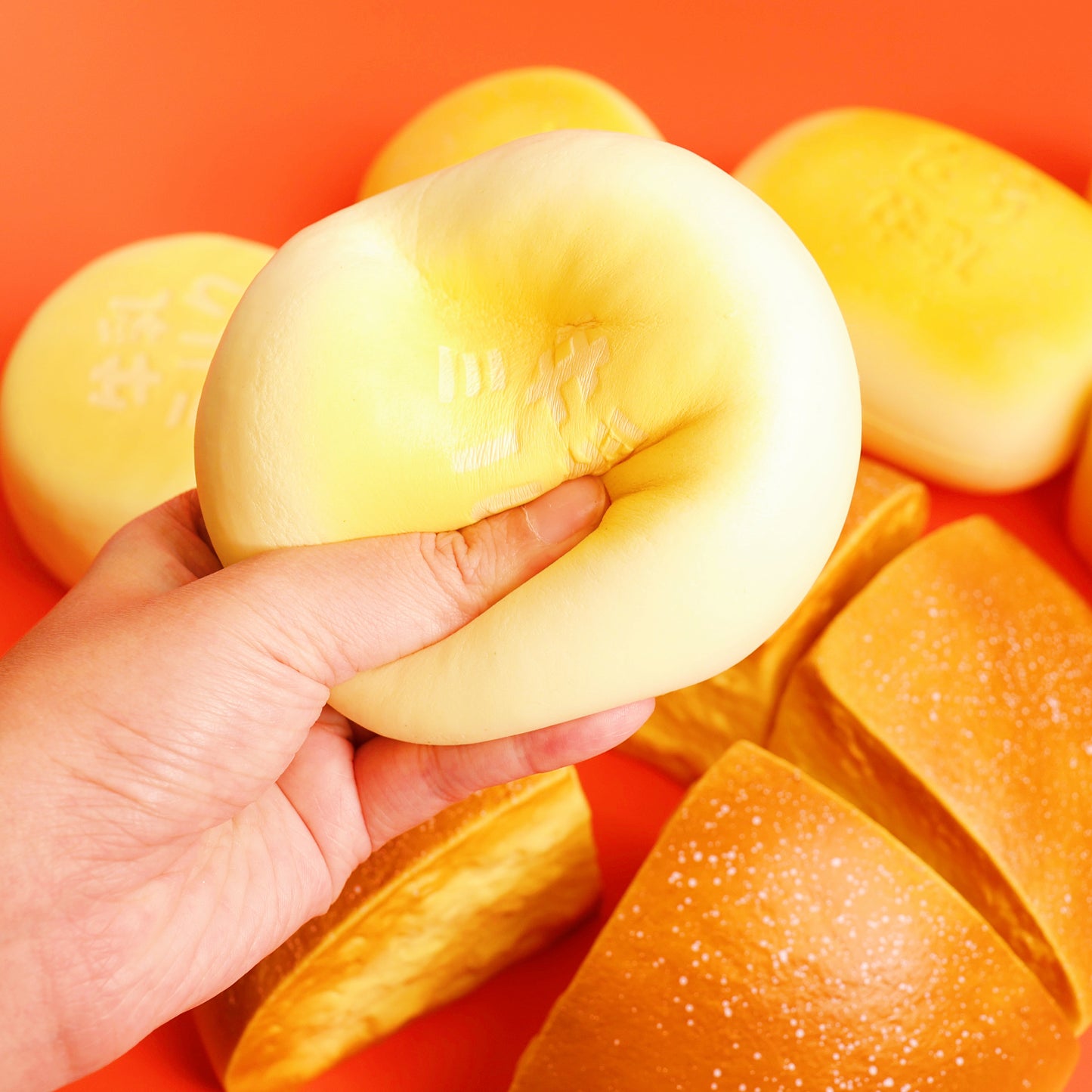 Milk Bread Bun – Handmade Jumbo Slow-Rise Squishy