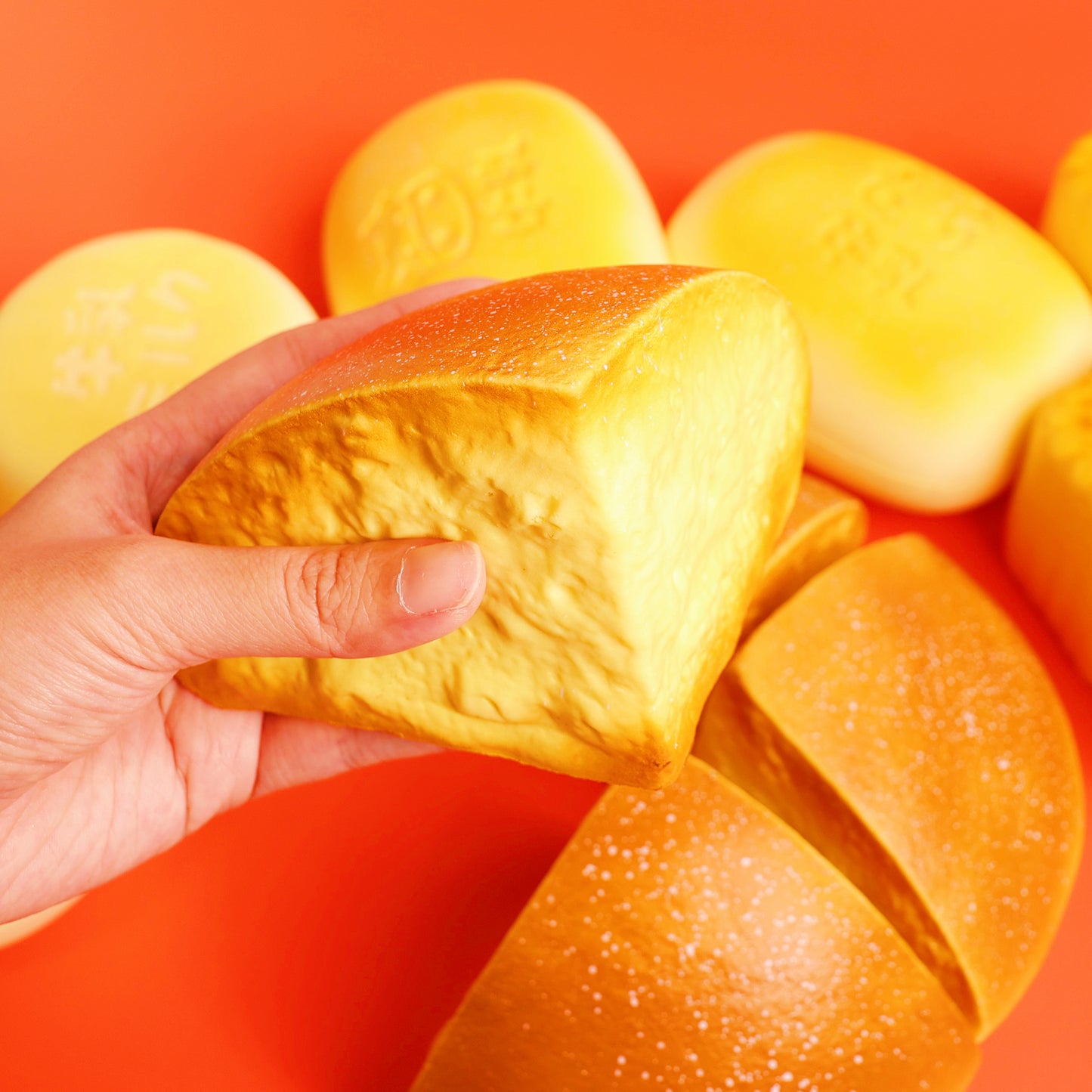 Cheese Bread Loaf – Handmade Slow-Rise Squishy