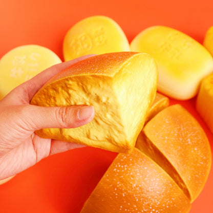 Cheese Bread Loaf – Handmade Slow-Rise Squishy