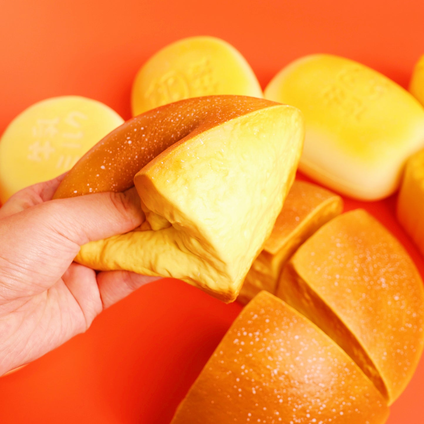 Cheese Bread Loaf – Handmade Slow-Rise Squishy