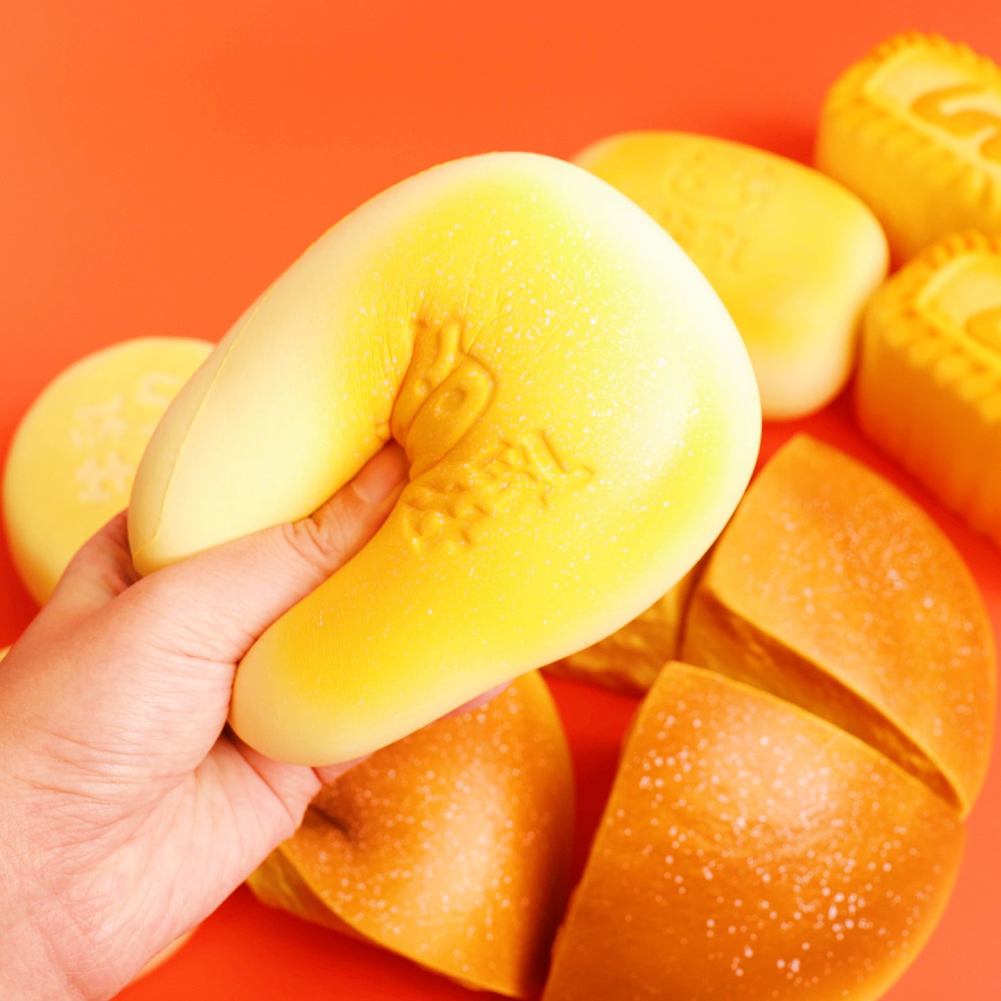 Milk Bread Bun – Handmade Jumbo Slow-Rise Squishy