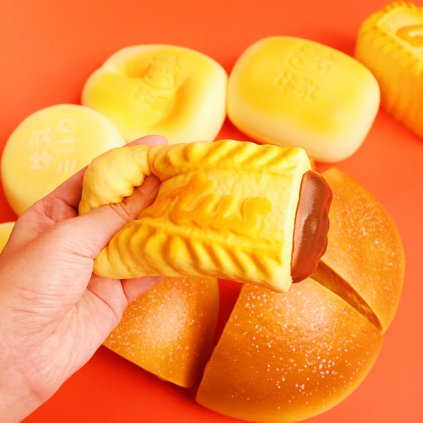 Chocolate Cream Biscuit – Handmade Large Slow-Rise Squishy