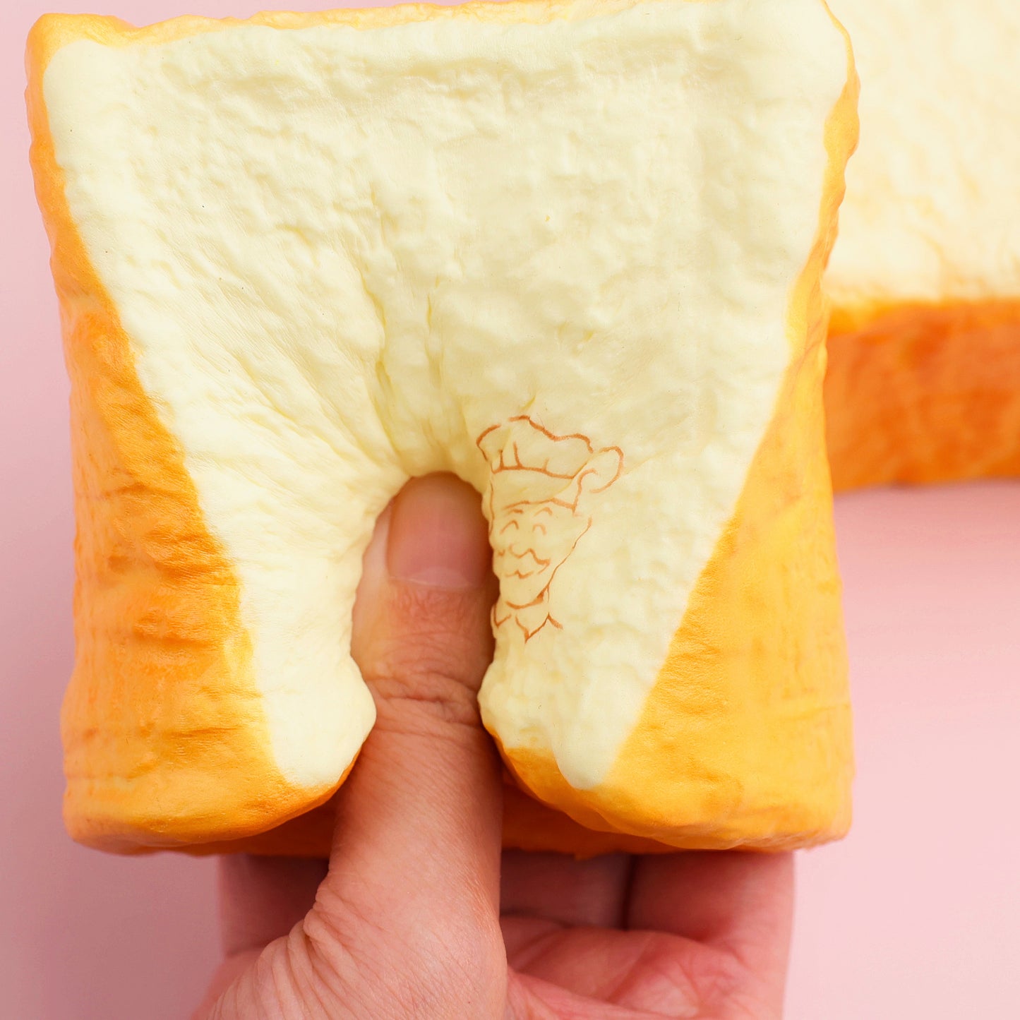 Jumbo Toast Bread Squishy | Scented Slow Rising Fidget Toy | Ultra Thick Stress Relief Sensory Toy for Adults & Kids