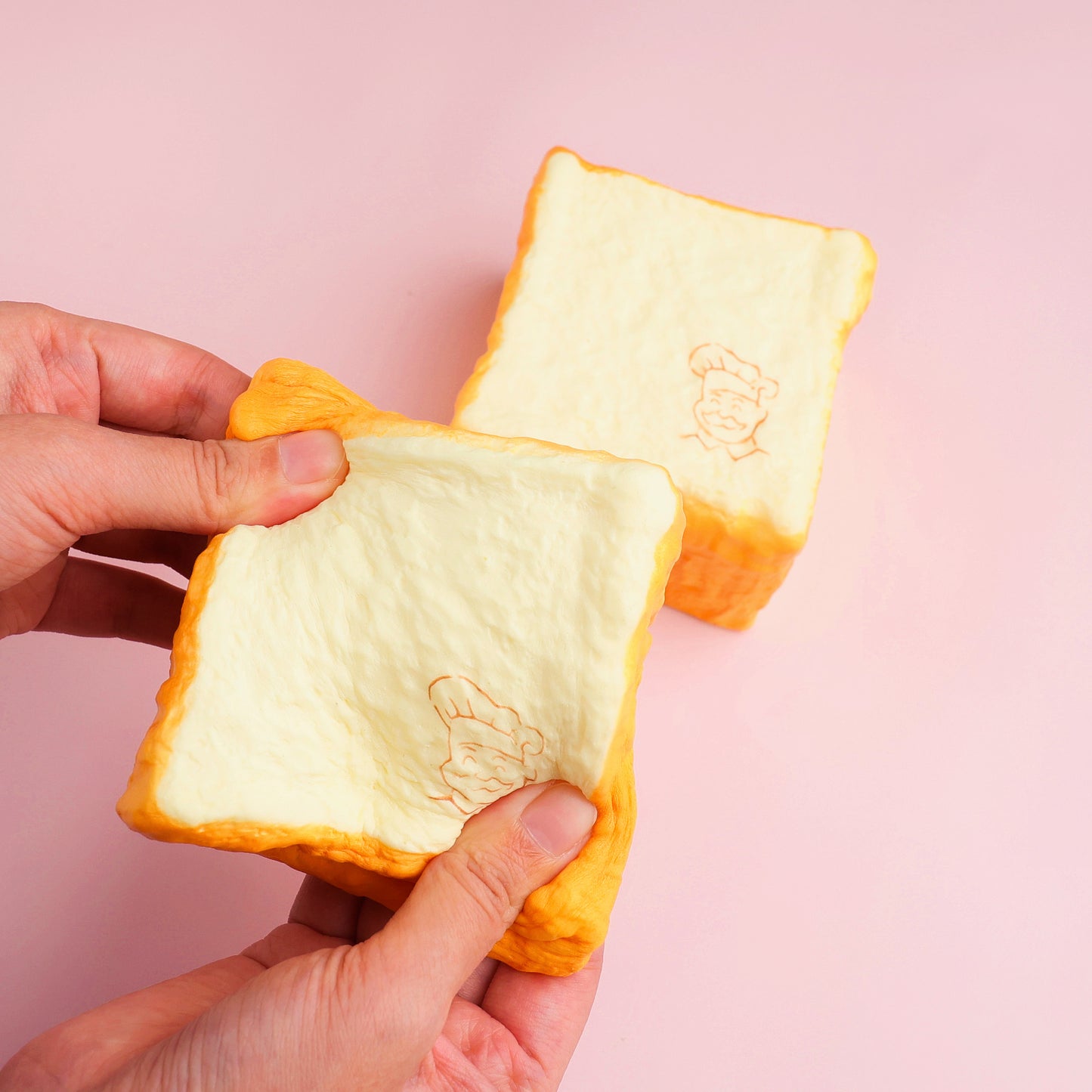 Jumbo Toast Bread Squishy | Scented Slow Rising Fidget Toy | Ultra Thick Stress Relief Sensory Toy for Adults & Kids