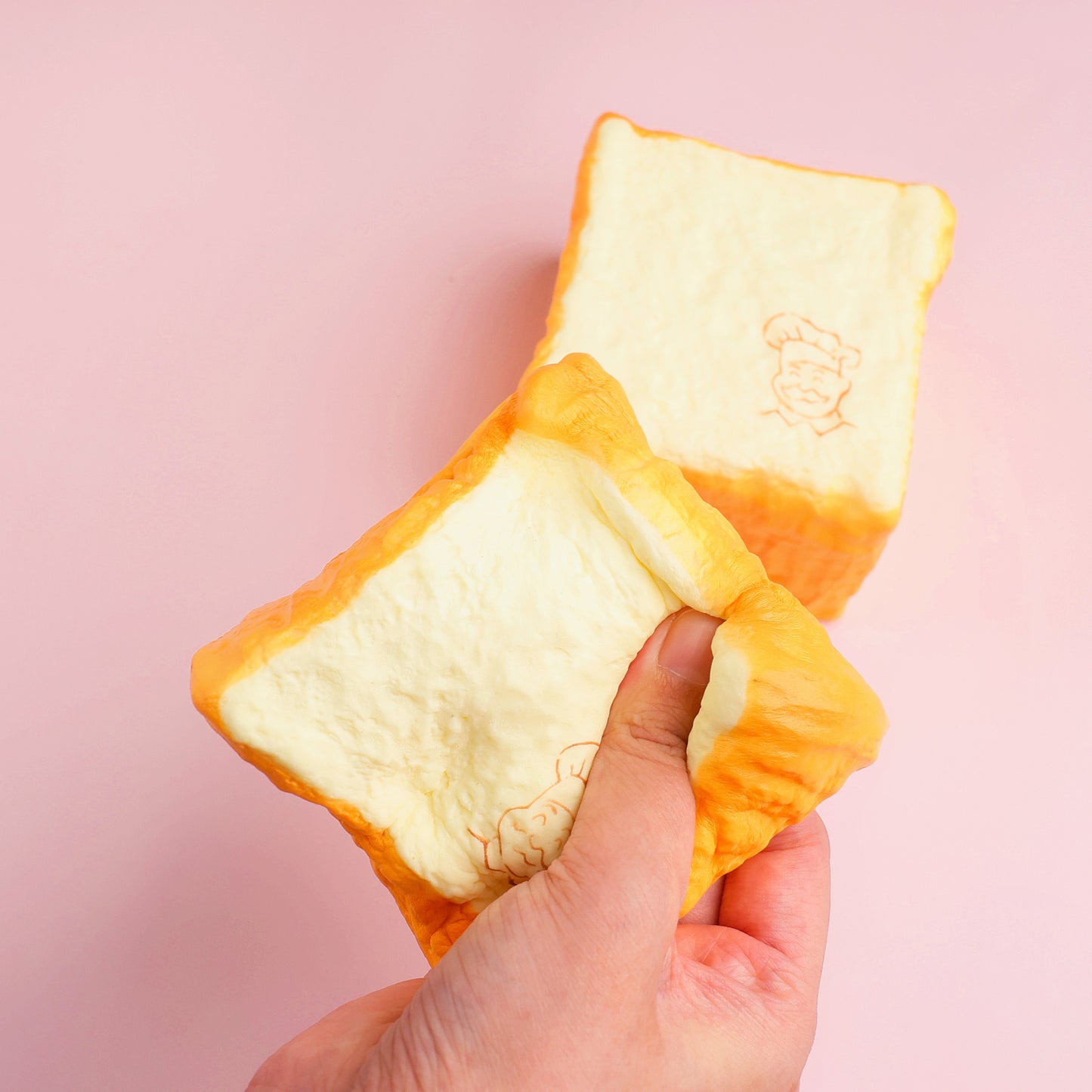 Jumbo Toast Bread Squishy | Scented Slow Rising Fidget Toy | Ultra Thick Stress Relief Sensory Toy for Adults & Kids