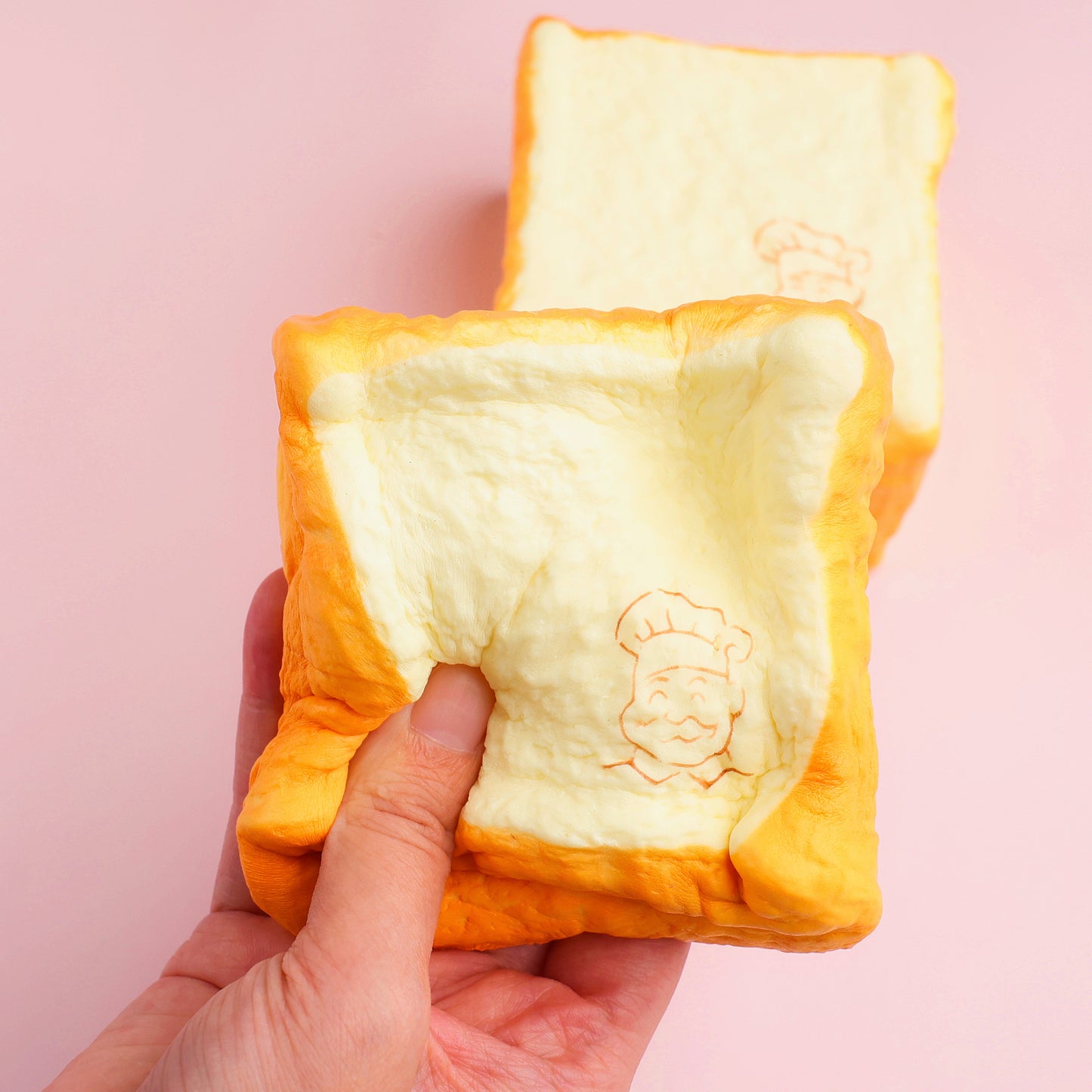 Jumbo Toast Bread Squishy | Scented Slow Rising Fidget Toy | Ultra Thick Stress Relief Sensory Toy for Adults & Kids