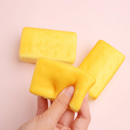 Soda Cracker Squishy | Slow Rising Fidget Toy | Palm Size Stress Relief Sensory Toy for Adults & Kids