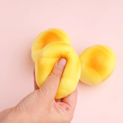 Bread Bun Squishy | Ultra Soft Slow Rising Fidget Toy | Palm Size Stress Relief Sensory Toy for Adults & Kids