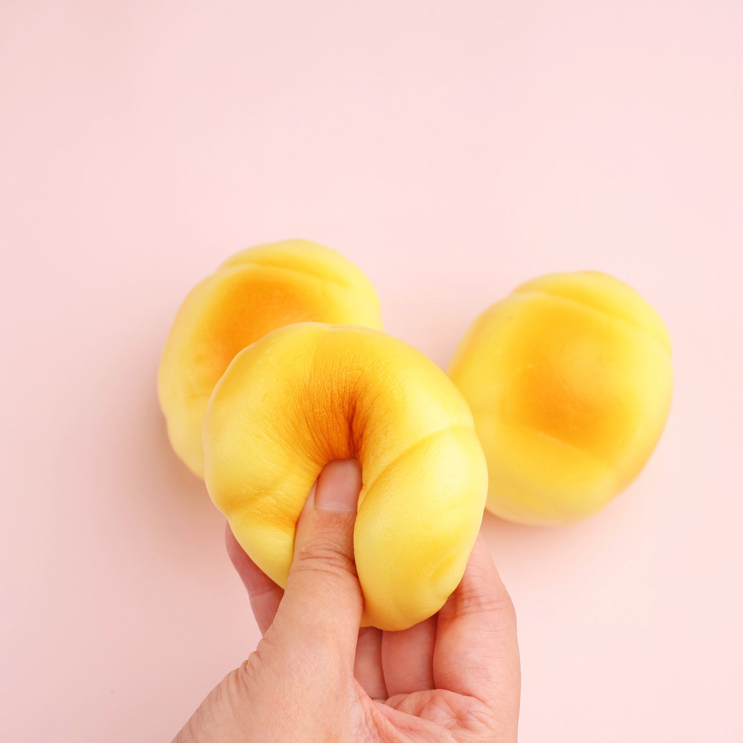 Bread Bun Squishy | Ultra Soft Slow Rising Fidget Toy | Palm Size Stress Relief Sensory Toy for Adults & Kids