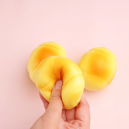 Bread Bun Squishy | Ultra Soft Slow Rising Fidget Toy | Palm Size Stress Relief Sensory Toy for Adults & Kids
