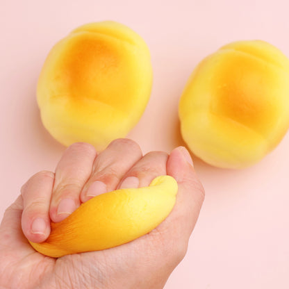 Bread Bun Squishy | Ultra Soft Slow Rising Fidget Toy | Palm Size Stress Relief Sensory Toy for Adults & Kids
