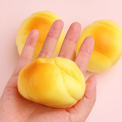 Bread Bun Squishy | Ultra Soft Slow Rising Fidget Toy | Palm Size Stress Relief Sensory Toy for Adults & Kids
