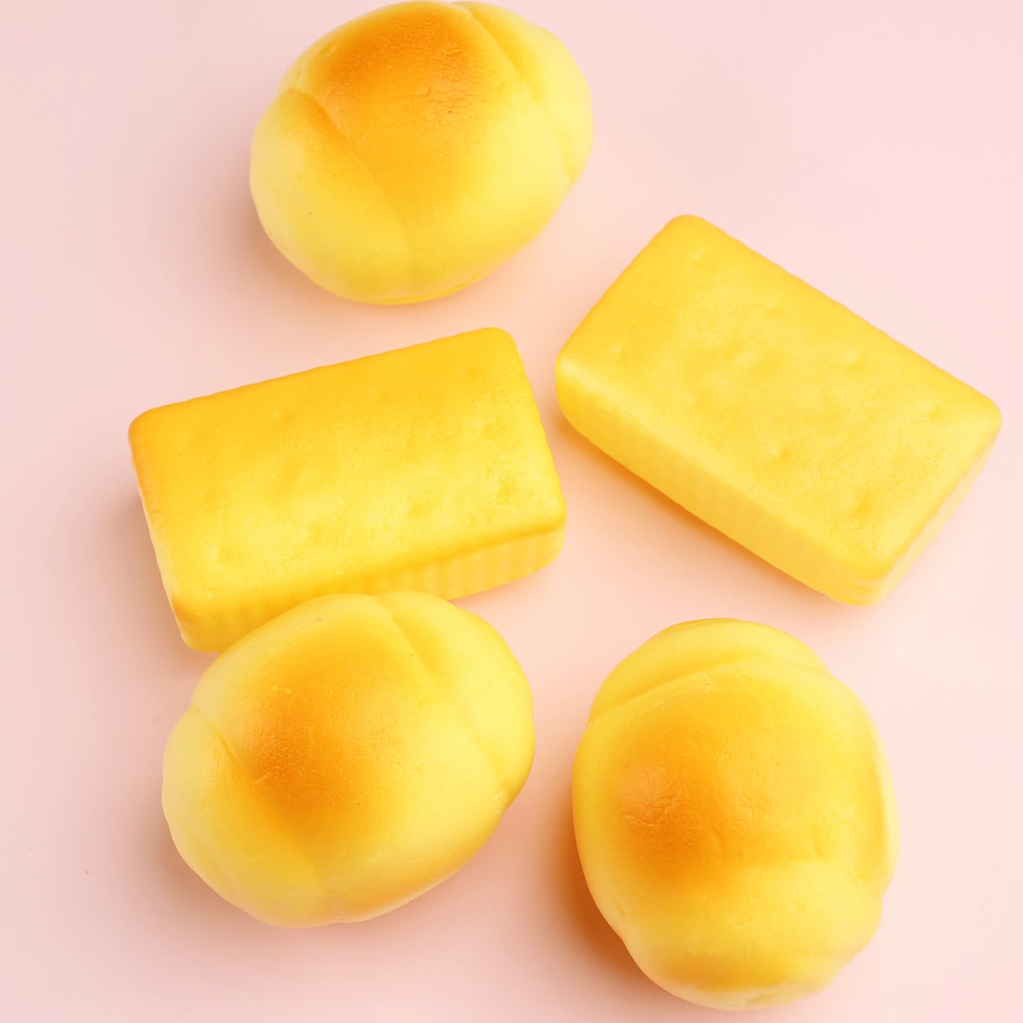 Bread Bun Squishy | Ultra Soft Slow Rising Fidget Toy | Palm Size Stress Relief Sensory Toy for Adults & Kids