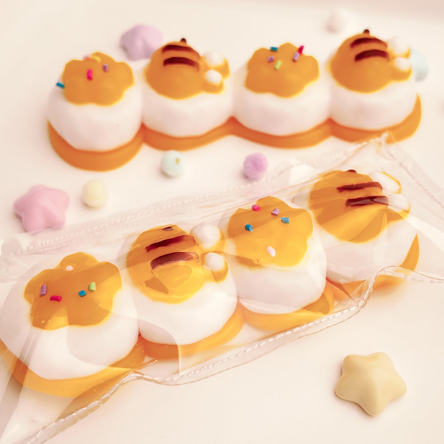 Orange Gummy Candy-inspired Squishy