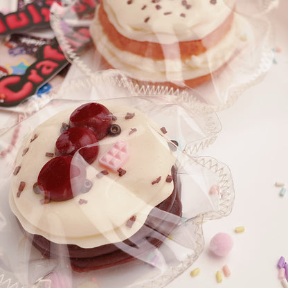 Cherry Cream Chocolate Pie Squishy Dessert Toy