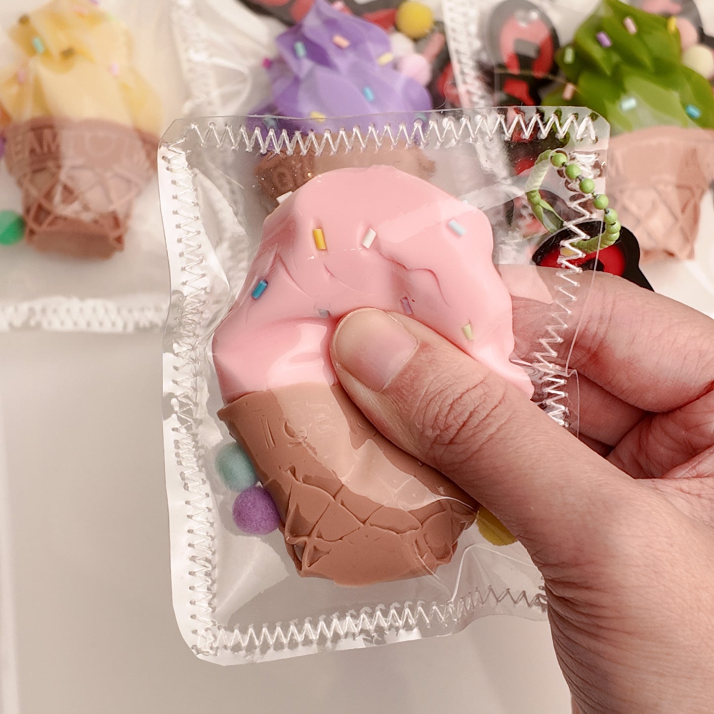 Ice Cream Squishy Toy