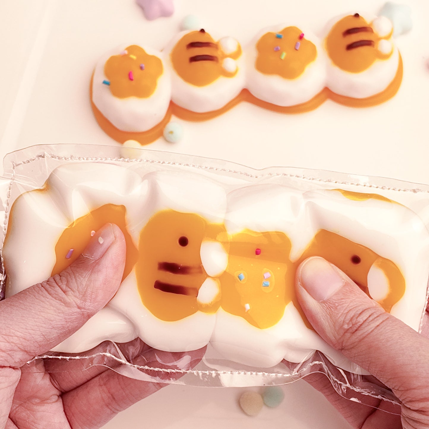 Orange Gummy Candy-inspired Squishy