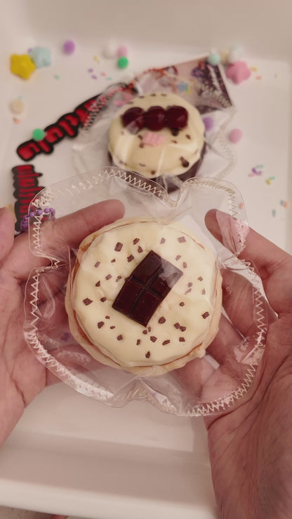 Layered Chocolate Cream Cake Squishy Toy